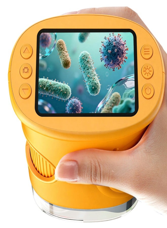 BMDSAE 1000X Handheld Digital Microscope for Kids: Pocket Microscope with 2.0" IPS Screen - STEM Toys Birthday Gifts for Girls Boys Child - Portable Edu Science Kits Toddler Age 3-6 6-12 - Image 1